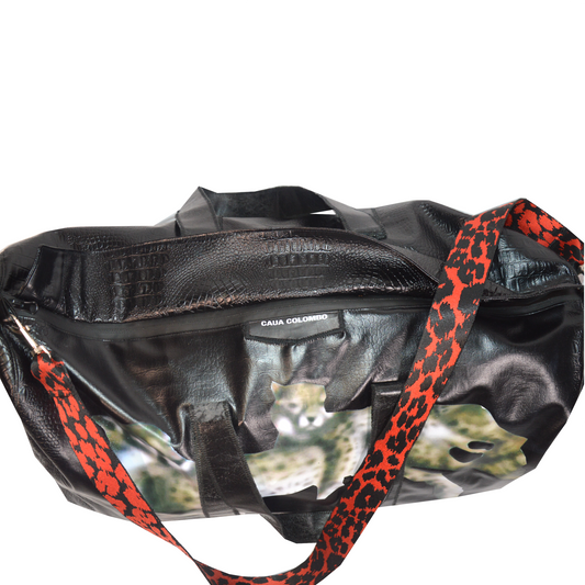 SNAKESKIN CHEETAH BAG