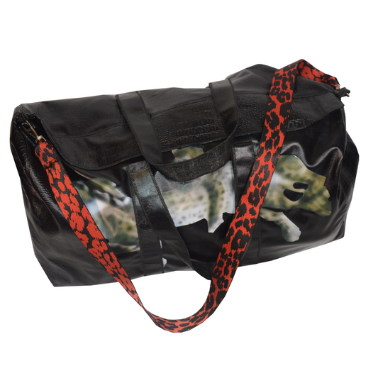 SNAKESKIN CHEETAH BAG