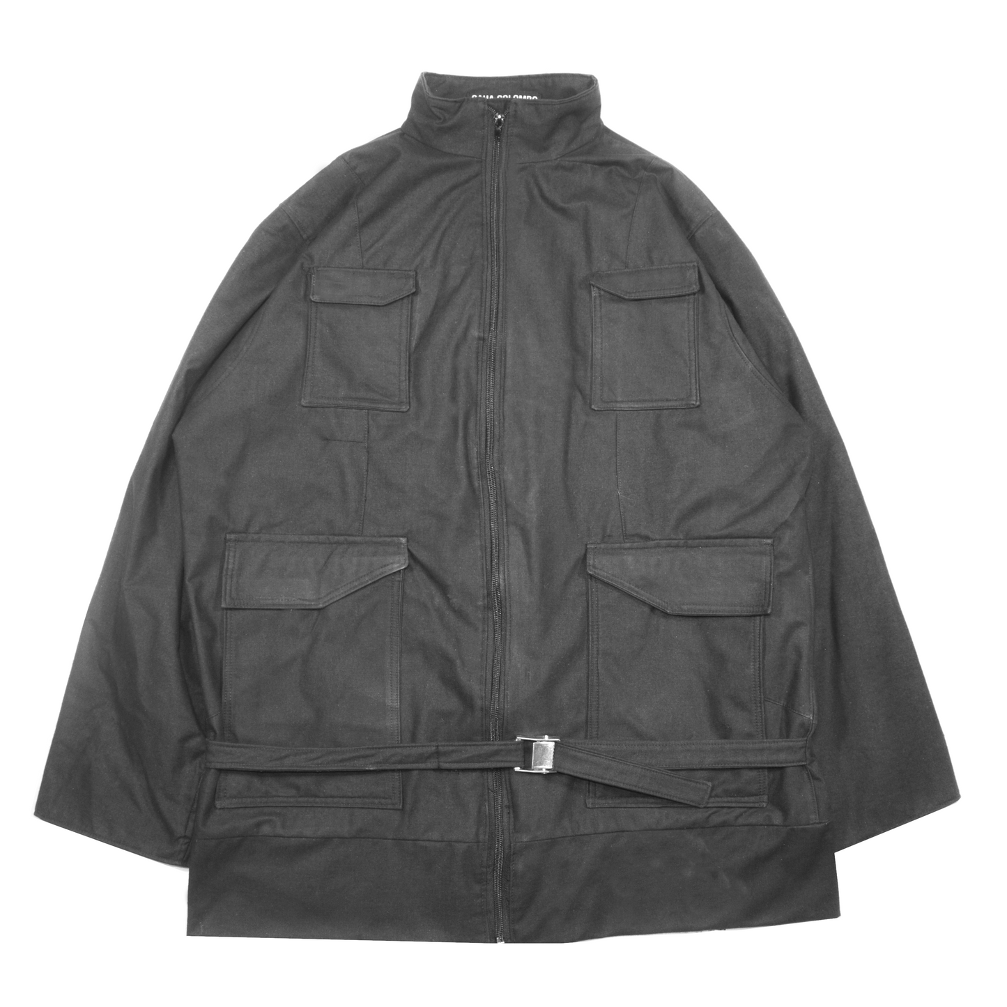 BLACK CARGO JACKET